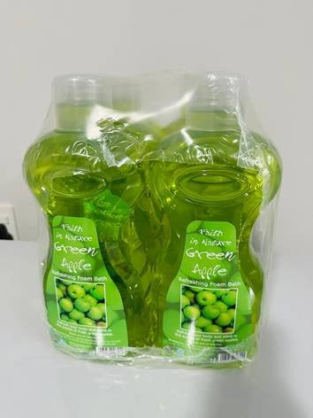 Faith In Nature Green Apple Refreshing Foam Bath 2L - Pack of 6